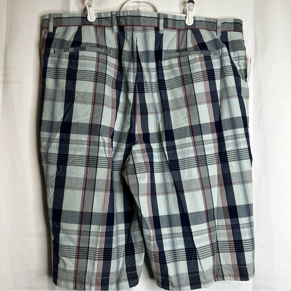 Roundtree & Yorke Casuals mens shorts plaid 44 tall